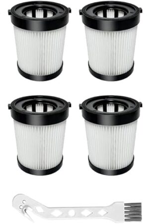 8 Pack HEPA Vacuum Filter for Fabuletta FSV001,Girnoor G160&G165,Afoddon A300 and Lubluelu 202 Cordless Stick Vacuum Cleaners