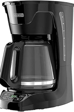 BLACK+DECKER 12-Cup* Programmable Coffeemaker, Black