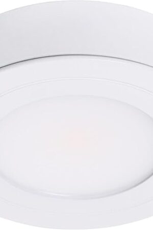 Armacost Lighting PureVue 233412 Dimmable LED Puck Light - Soft Bright White, White Finish