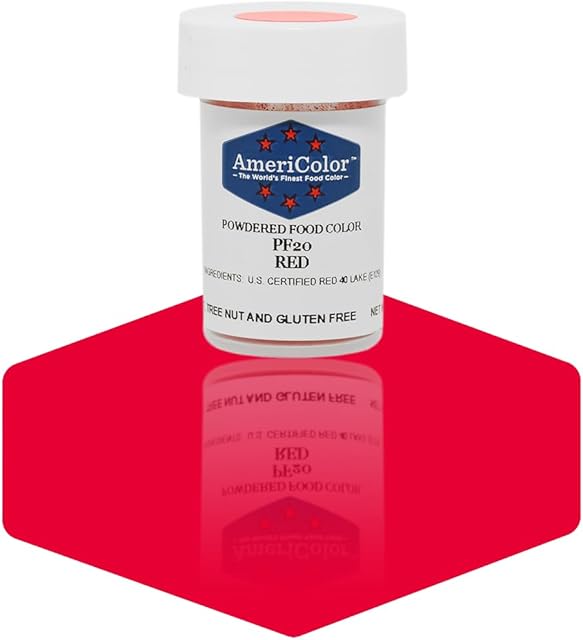 Americolor Powder Food Color, 3gm, Red