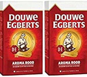 Douwe Egberts Aroma Rood Ground Coffee, 17.6-Ounce (Pack of 4)