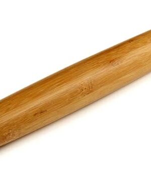 Classic French Rolling Pins Bamboo Wooden Rolling Pin for Baking Pizza Dough Pie Cookie, 13-Inch