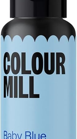 Colour Mill Aqua Blend Water-Based Food Coloring, 20 Milliliters Baby Blue