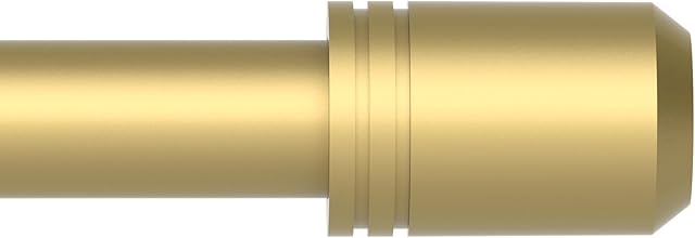 Curtain Rods for Windows 28 to 48-60 Inches, 5/8 Inch Gold Adjustable Small Curtain Rod Set with Brackets for Bedroom Living Room