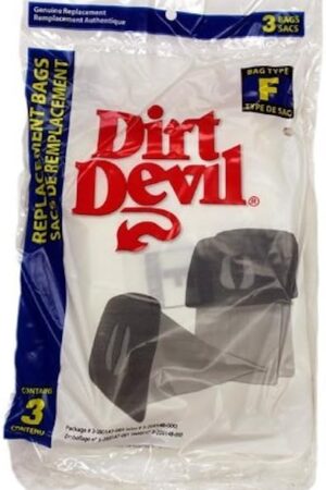 Dirt Devil Paper Bag, Royal Can Vac Type F 3pk