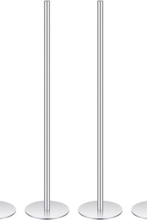 Cake Heating Rod 5.71 Inch Sliver Baking Nails for Baking Stainless Steel Heating Core for Cakes Stick Supplies(4 Pcs)