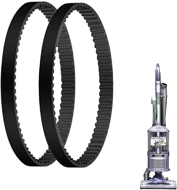 2PCS Replacement Vacuum Belts Compatible with Shark Navigator NV350 NV351 NV352 NV353 NV355 NV356 NV357 NV360 NV22 NV42 NV44 NV46 UV400 UV410 UV420 UV440 Lift-Away Upright Series Vacuum Cleaner Belts
