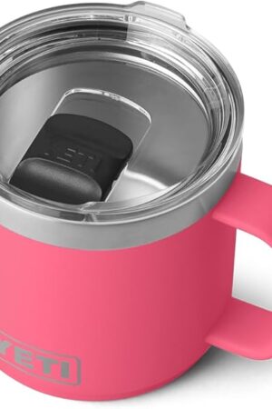 YETI Rambler 14 oz Mug, Vacuum Insulated, Stainless Steel with MagSlider Lid, Stainless