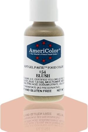 AmeriColor, Blush, 0.75 Ounce Bottle, Soft Gel Paste Food Color