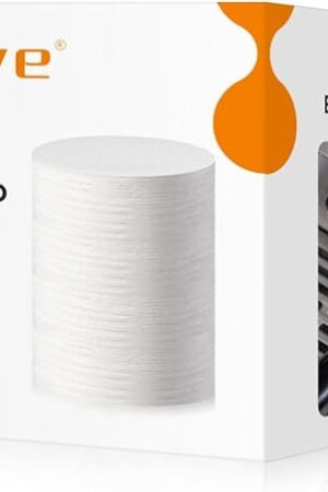 Aieve Espresso Paper Filter Compatible with Breville Barista Coffee Maker, 54 mm Portafilter Paper Filter Puck Screen Espresso Accessories (400 Pcs)
