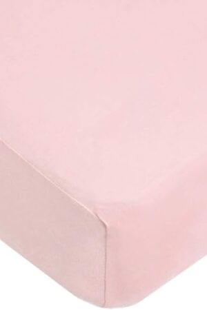 American Baby Company 100% Natural Cotton Fitted Crib Sheet 52" x 28" Baby Pink