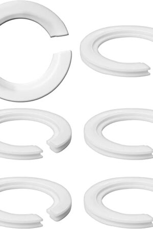 E27 to E14 Lamp Shade Adapter Ring, 6 Pack Screw Lamp Shade Reducer Washer, 42mm to 29mm Lampshade Converter Ring Plastic Light Shade Replacement Parts