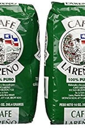 Café Lareño Ground Coffee Puerto Rican Coffee 2 Bags of 14oz. Each