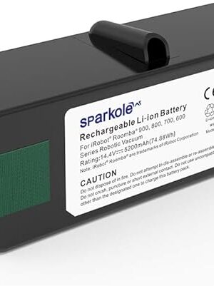 5200mAh Lithium Ion Replacement Battery for iRobot Roomba 960 980 981 970 965 801 805 850 860 877 890 891 895 690 680 675 640 614 615, Roomba 900, 800, 700, 600 Series (2022 Upgraded)