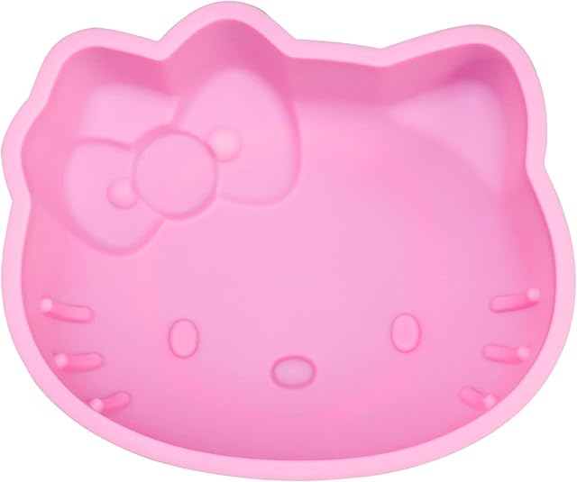 6 Inch Cute Cat Silicone Fondant Cake Mold - Non-stick Chocolate Candy Mold for Cake Making
