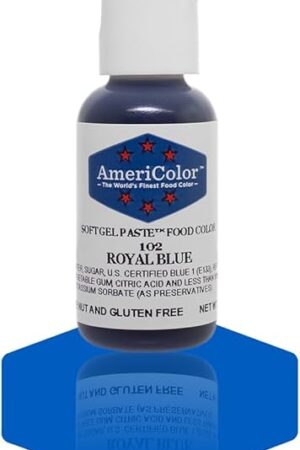 AmeriColor, Royal Blue, .75 Ounce Bottle, Soft Gel Paste Food Color