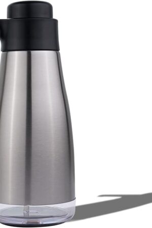 AIKE 15fl.oz Stainless Steel Liquid Soap Dispenser for Dish and Hand Soap