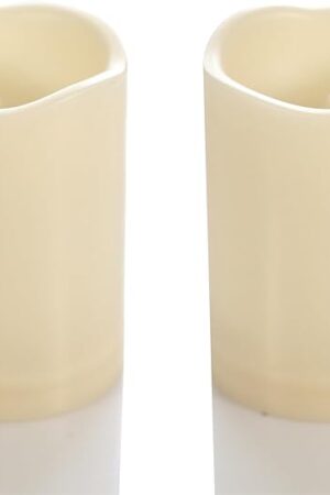 CANDLE CHOICE Flameless Candles LED Pillar Lights 2 Pack