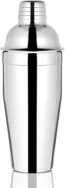 Bar Cocktail Shaker, 24 oz Martini Shaker Drink Mixer with Built-In Strainer for Bartending – Stainless Steel Bartender Shakers for Mixed Drinks Margarita Alcohol Liquor Barware Tools