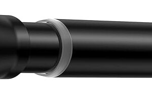 Adjustable Tension Curtain Rod 30 to 64 inches, Spring Curtain Rod for Windows Tension Rod No Drill, Spring Tension Curtain Rod for Window, Bathroom, Doorway, Black