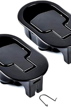 2 Pack Metal Recliner Replacement Parts Durable Metal Handle Recliner Chair Sofa Couch Release Lever Replacement Pull Handle Black Suite Recliner Fit for Ashley and Major etc