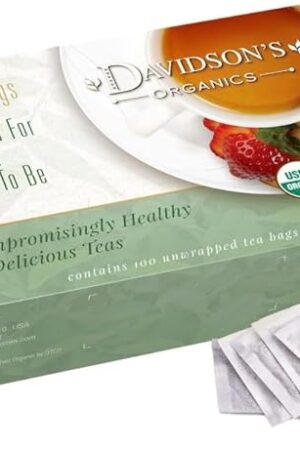 Davidson's Organics, Hibiscus Flowers, 100-count Unwrapped Tea Bags