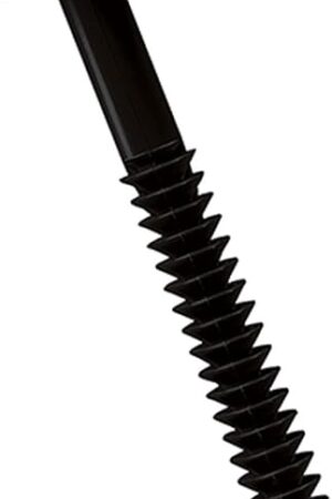 Ekena Millwork LVSL0012BL 3" Lifetime Vinyl Shutter-Lok's, Black (12/Bag), Count