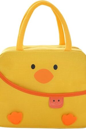 Cute Lunch Box Reusable Duck Lunch Bags for Women Cute Lunchboxes Kawaii Animal Lunch Bag Cooler for Picnic Office Work Travel