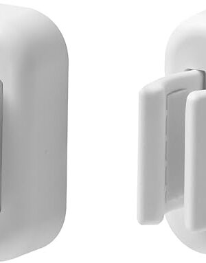 2PCS Toothbrush Holder Wall Mounted, Self Adhesive Electric Toothbrush Organizer for Bathroom, Waterproof Multi-Function Holder for Dorm, Cabinet(White)