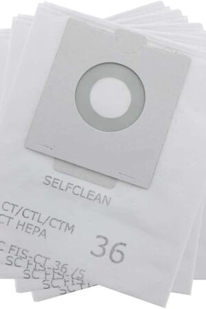 5 Pack 496186 Selfclean Filter Bag for festool 496187 577084 576760 75038 75037 Fits CT 36,CT36E, CT 26 CT26E Vacuum Bags Reusable Dust Bag