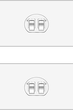 2 Pack Shower Caddy Adhesive Hooks Replacement, Shower Shelf Adhesive Replacement, Strong Adhesive Hooks for Rack Basket Holder