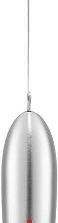 Bodum Schiuma Battery Operated Milk Frother for Coffee, Lattes, Hot Chocolate, Mocha, Cappuccino, Polished Stainless Steel