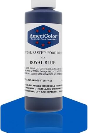 Americolor Soft Gel Paste Food Color, 4.5-Ounce, Royal Blue