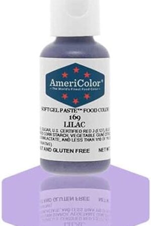 AmeriColor, Lilac, 0.75 Ounce Bottle, Soft Gel Paste Food Color