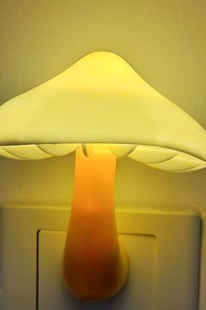 AUSAYE Sensor LED Night Light Plug in Wall Lamp, Cute Mushroom Night Lights Energy Saving for Adults Kids