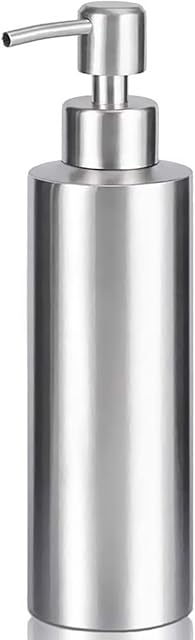 ARKTEK -Stainless Steel Countertop soap dispenser Rust Proof Liquid Hand soap dispenser, Premium Kitchen Pump for Liquid Bathroom Hand Dish Lotion (11.8 Oz / 350 ml)