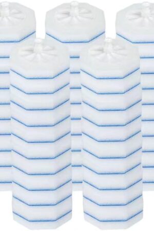 50PCS Disposable Toilet Bowl Brush, Compatible with Clorox Wand Refills