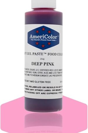 Americolor Soft Gel Paste Food Color, 4.5-Ounce, Deep Pink