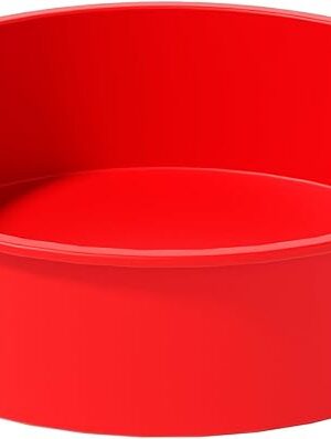 AVIDON 8 inch Cake Pans- Silicone Round Cake Molds for Layer Cake, Cheese Cake and Chocolate Cake, Non-stick and dishwasher safe silicone baking pans (1)