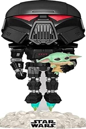 The Pop Vinyl - Star Wars - Dark Trooper with Grogu 488 Black