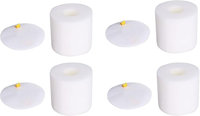 4 Sets Foam & Felt Filters Kit for Shark Rotator Powered Lift-Away NV650 True Pet NV650W NV652 NV750W Lift-Away Deluxe NV751 NV651 NV752 Part #: XFF650 & XHF650 (4)