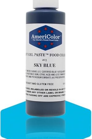 Americolor Soft Gel Paste Food Color, 4.5-Ounce, Sky Blue