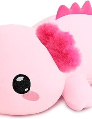 Weighted Stuffed Animals, Axoltol Stuffed Animal with Weighted Beads, Cute Plush Toy Pillow Gifts for Adults Kids Boys Girls