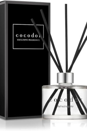 COCODOR Reed Diffuser Set Refreshing Air 6.7oz Home Fragrance Diffuser for Bathroom Shelf Decor