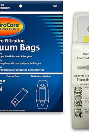 EnviroCare Replacement Micro Filtration Vacuum Cleaner Dust Bags for Nutone Central Vacuums 3 Pack