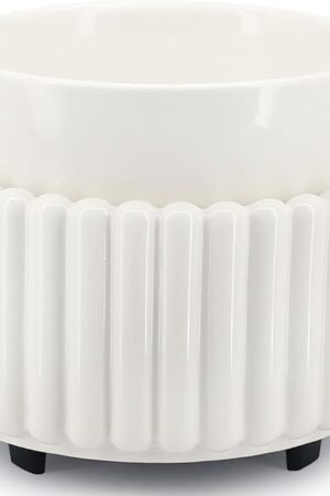 Ceramic Wax Melt Warmer 3-in-1 Candle Wax Warmer for Scented Wax Melter Electric Fragrance Wax Burner for Home Office Bedroom Gift & Decor…