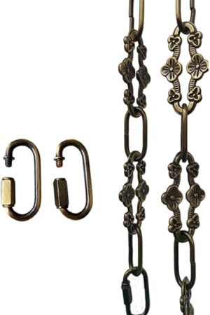 30 inch Antique Bronze Finish Decorative Plum Buckle Chain for Hanging, Lighting