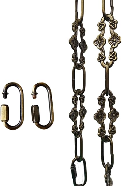 30 inch Antique Bronze Finish Decorative Plum Buckle Chain for Hanging, Lighting