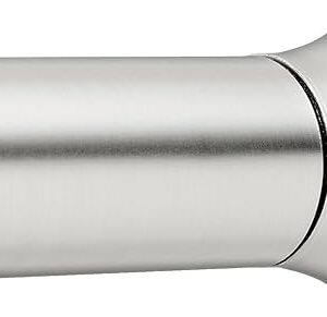 Amazon Basics Easy Install Shower Curtain Tension Rod, Adjustable Length, 42-73 inches, Nickel