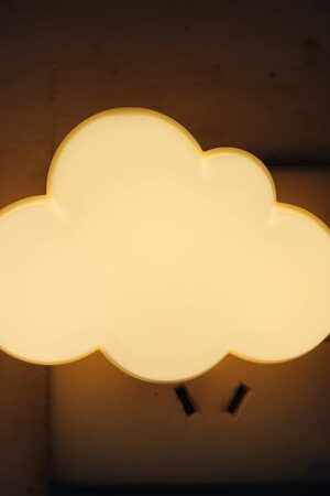 AUSAYE Sensor LED Night Light Plug-in Night Lights Cloud NightLight